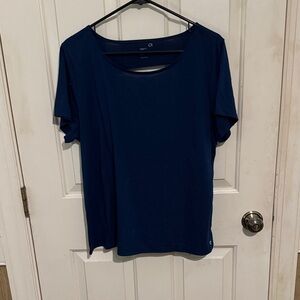 GAP Women's Deep Blue Short Sleeve Tee